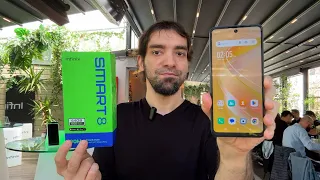 Hands-on cu Infinix SMART 8 la lansarea în România; Telefon la 449 lei cu ecran de 6.6 inch