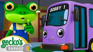 Bus Repair at Bedtime | Gecko the Mechanic | Vehicle Repair Cartoons | Buses, Trucks and Cars