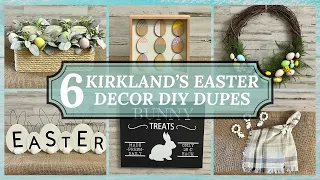 High End DIY Kirklands Inspired Easter Decor Dupes