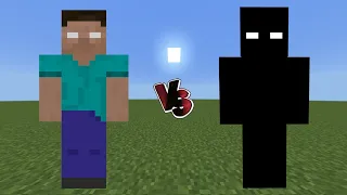 Herobrine VS Null | ORDER OF CREEPYPASTA | MCPE MOB BATTLE