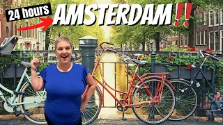 Our FIRST TIME in Amsterdam!!  WHAT TO DO IN 24 HOURS - Norwegian Prima Cruise