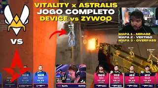 VITALITY x ASTRALIS (Todos os Mapas) BLAST Premier Spring Groups 2024