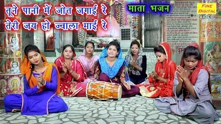 तूने पानी में जोत जगाई रे तेरी जय हो ज्वाला माई रे - माता भजन || Mata Bhajan || Devi Bhajan (Lyrics)