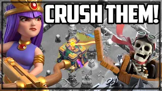 HOW TO Queen Charge Dragon Rider in Clash of Clans