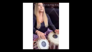 Ramona Sylvan Playing Chakradar Beautifully || #icmtabla #shorts #girl #tabla #ytshorts #viral #good