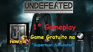 Undefeated 1º Gameplay (Jogo Gratuíto na Steam) "Superman Simulator"