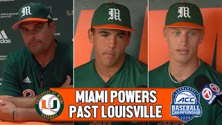 J.D. Arteaga, Daniel Cuvet & Rafe Schlesinger Postgame After Win Over Louisville at ACC Tournament