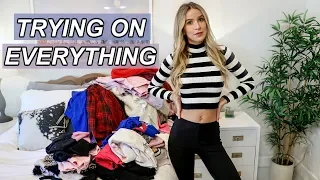 Trying on EVERYTHING in my closet + DECLUTTERING (part 1) | leighannsays | LeighAnnSays