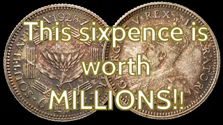 The most valuable South African sixpence!