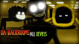 ROBLOX - Da Backrooms [All Levels] - [Full Walkthrough]