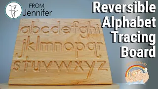 How to use the Reversible Alphabet Tracing Board