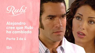 Rubí 3/4: Rubí le dice a Alejandro que no deben verse más | C-36 | tlnovelas