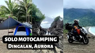 Solo Moto-Camping @ Cariño Beach Resort and Campsite, Dingalan Aurora