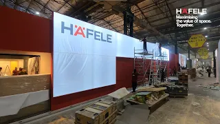 Hafele at Acetech 2023 - Behind the scenes