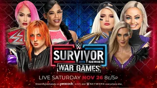 WWE 2K22 Survivor Series WarGames Match Card 2022