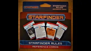 Starfinder Rules Reference Cards Unboxing