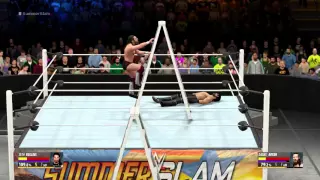 Insane Ladder Match & FIRST JCS world CHampion Crowned  WWE 2k16