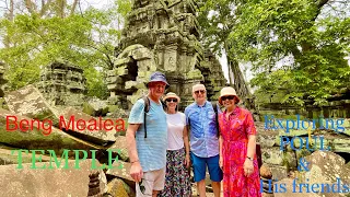 Traveling to Beng Mealea Temple With Poul And His Party From London, England. By Local Tour Guide RA
