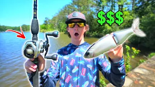 Fishing With A GIANT $160 Japanese Swimbait (DRT Klash)