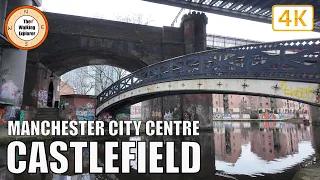 Castlefield Bowl and Basin | Manchester City Centre | Walking Tour | 4K