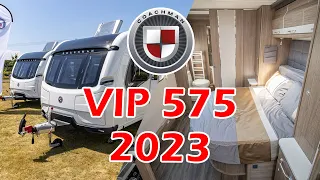 Coachman VIP 575 2023 NEW Caravan Model - Full Walkthrough Demonstration