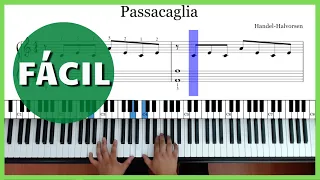 🎹 PASSACAGLIA (Handel-Halvorsen) - ✅ TUTORIAL DE PIANO ✅