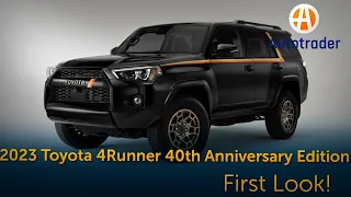 The 2023 Toyota 4Runner 40th Anniversary Special Edition Looks Great!