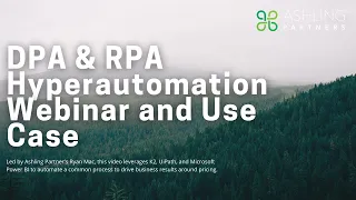 DPA & RPA Hyperautomation Webinar and Use Case