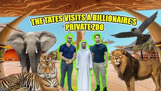 The Tates visits a billionaire's private zoo