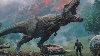 علماء صنعوا ديناصورات متوحشه وانتشرت بين البشر || ملخص الجزء الثالث فيلم jurassic world dominion