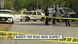 Suspect on the run in deadly road rage stabbing