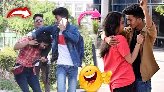 Hugging Random Cute 😍Girls Prank 😂🤣||Prank in India 2022||Classy Subhash