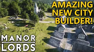 THIS GAME IS A MUST HAVE! - MANOR LORDS Demo Gameplay || Medieval Survival City Builder