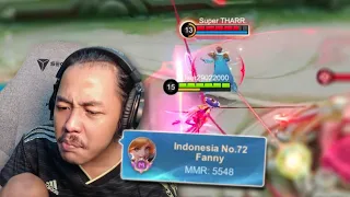 Dwi Woii Naik Jadi Fanny No. 72 Indonesia Seketika Main Jadi MERIANG! - Mobile Legends