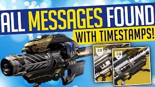 Destiny 2 | ALL 12 MESSAGES FOUND! How To Unlock HRAESVEGLUR Gjallarhorn Exotic Weapon Ornament!