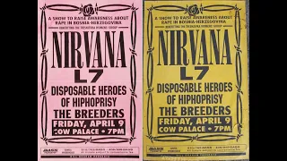 Nirvana 04/09/1993  Cow Palace, Daly City, California