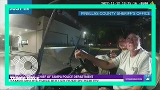 Tampa police chief pulled over for riding golf cart without license