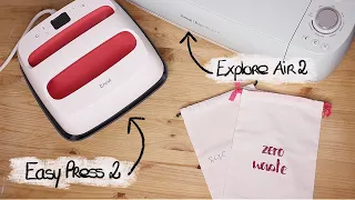 DIY customiser un sac en tissu avec du flex (vinyle thermocollant)