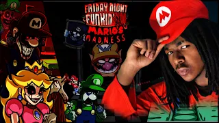 IT’S BACK AN BETTER THEN EVER!! (Friday Night Funkin') VS Mario's Madness V2 Mod Part 1