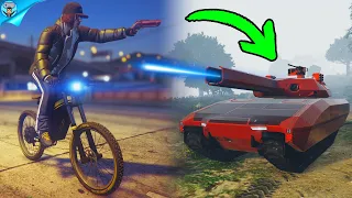 We use E-Bikes to troll griefers on GTA Online! (Part 2/2)