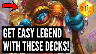 The 5 BEST DECKS to get LEGEND in Standard, Wild, and Twist after the SNAKE NERF!