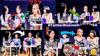 Is this how Chaesoo get jealous at Twitter Blueroom Live Q&A huh??🤔🧐