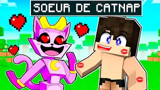 La SOEUR de CATNAP tombe AMOUREUSE de MOI sur Minecraft ! TENGE TENGE est JALOUX !