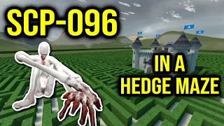 SCP-096 IN HEDGE MAZE!! (gmod scp)