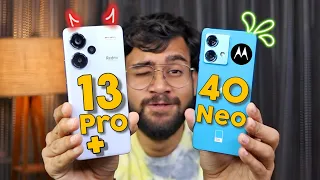 Moto Edge 40 Neo vs Redmi Note 13 Pro+ *Full Comparison* ⚡ Rukk Jao? Galti Maat Karna? 😱