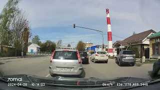 Driving in Central Russia: Верея - Медынь - Юхнов 28/04/2024 (timelapse 4x)