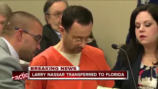 Larry Nassar, former USA Gymnastics doctor, transferred to max security prison in Florida