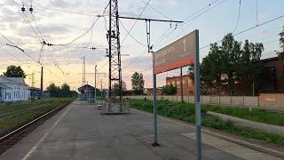 Майский вечер на станции Электросталь + редкий экспресс