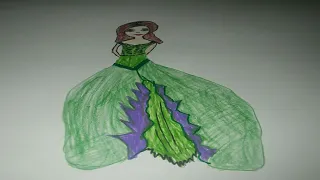 girl Drawing, Coloring For Children & Learn Furnitures | Magic Fingers Art