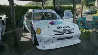 Fast Peugeot 205 GTI Shelsley Walsh Hill Climb